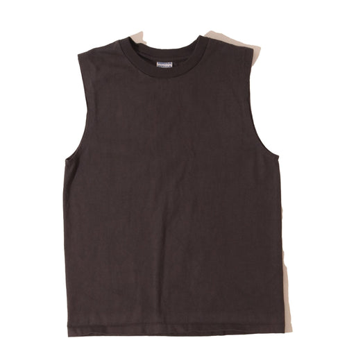WALLA WALLA SPORT/　9oz TUBE SLEEVELESS TEE USED BLACK