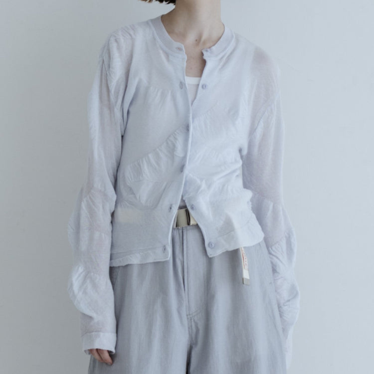 MEYAME / LIGHT KNIT CARDIGAN BLUE