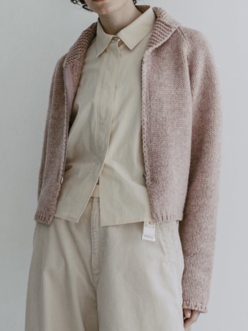 MEYAME FLY FRONT SHORT SHIRTS CREAM