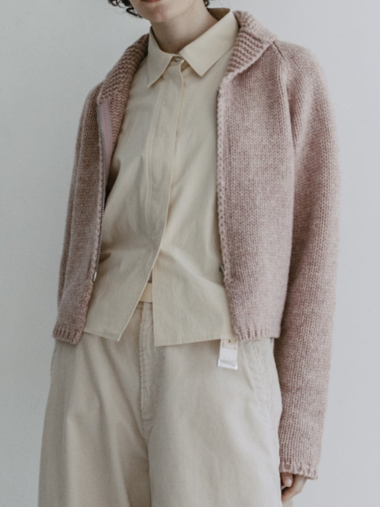 MEYAME FLY FRONT SHORT SHIRTS CREAM