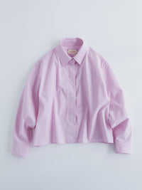 MEYAME FLY FRONT SHORT SHIRTS PINK