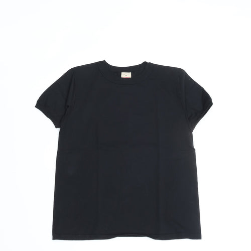 Goodwear / S/S RINGER TEE / Short Sleeve Ringer T BLACK