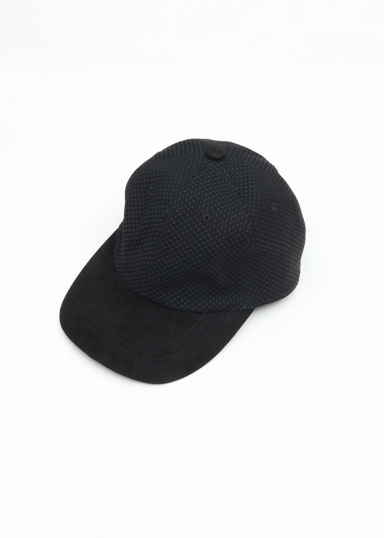 roundabout   Sashiko×Leather 6panel Cap RA26AW-AC02