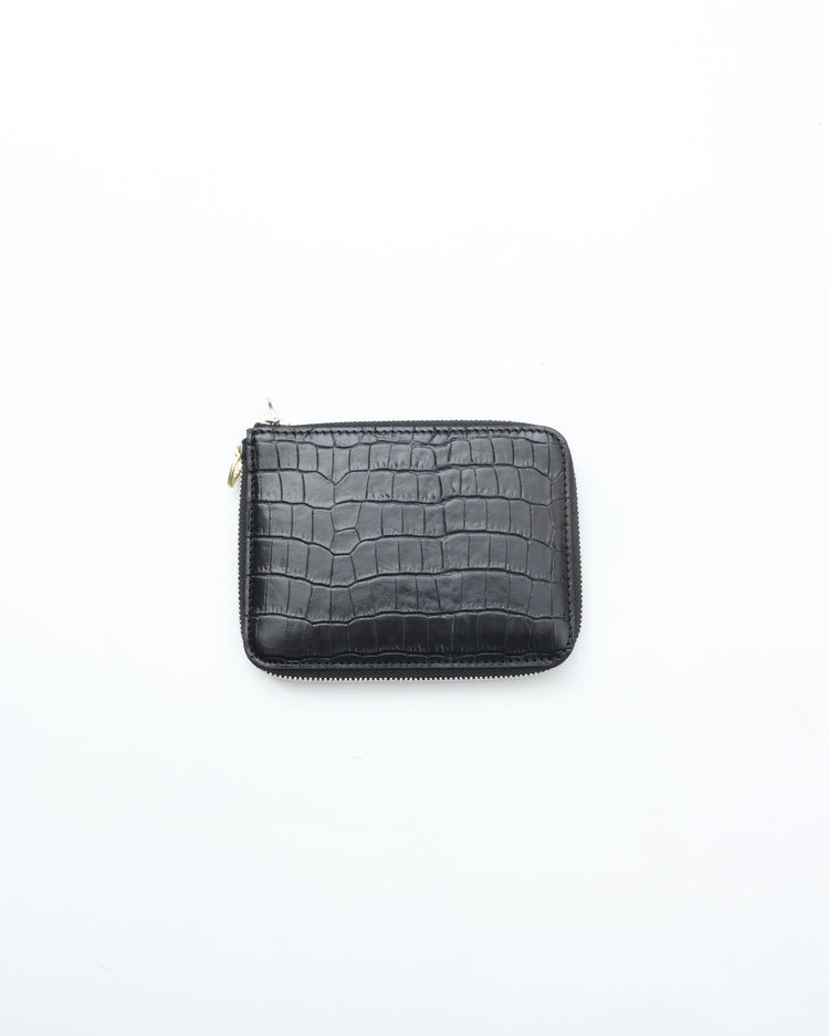 ED ROBERT JUDSON  PARALLEL magic purse_S C/#50  black  croco grain