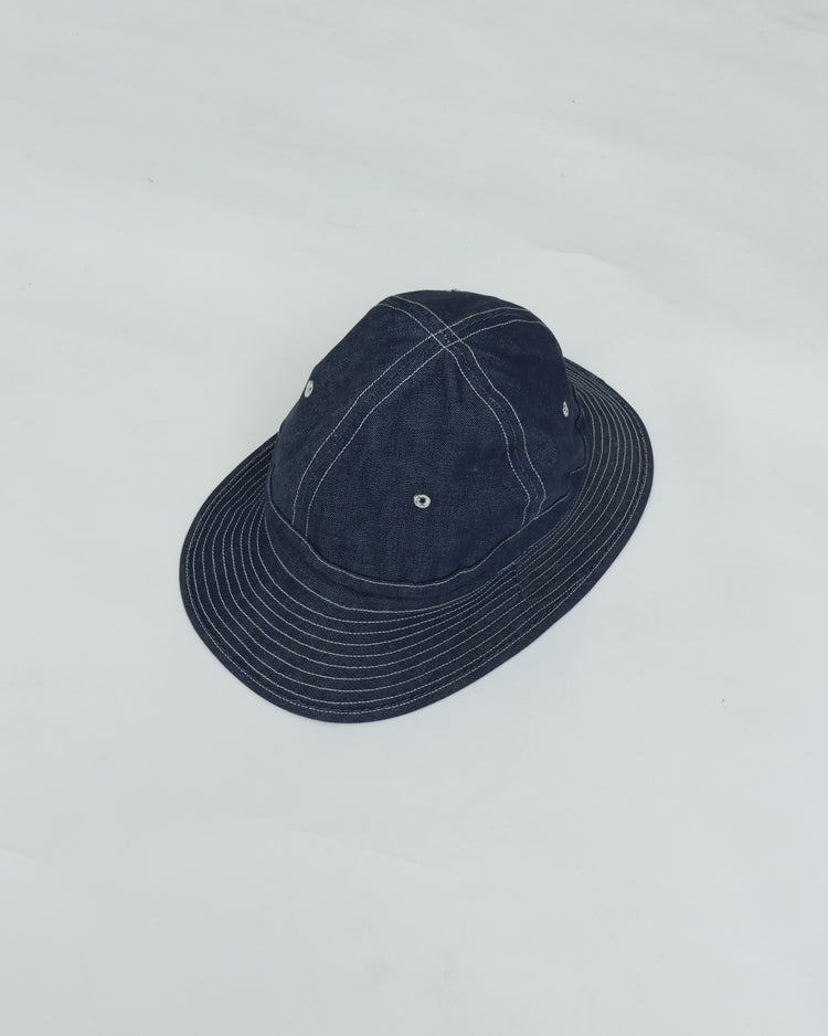 WAREHOUSE & CO.　Lot 5200 DENIM ARMY HAT 4PANELインディゴデニム