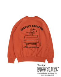 WAREHOUSE & CO.　Lot YP226W-1 PEANUTS SWEAT FLYING ACE RED