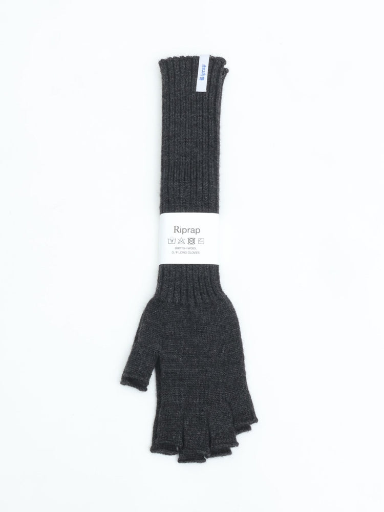 Riprap  O/F LONG GLOVES (BRITISH/SOUTH AMERICAN WOOL) CHARCOAL