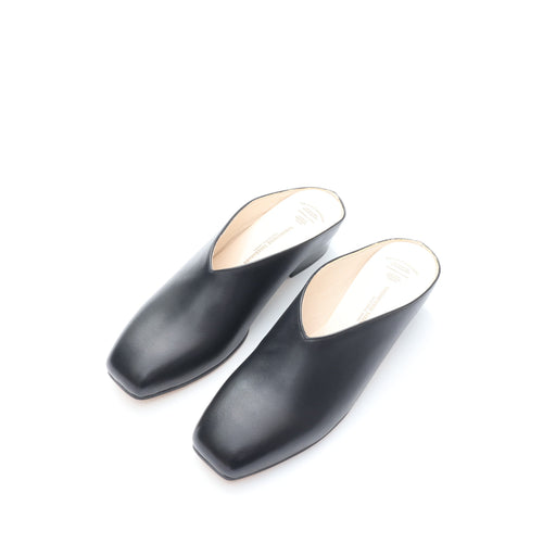 BEAUTIFUL SHOES /  SQUARE SHALLOW (LEATHER SOLE)
