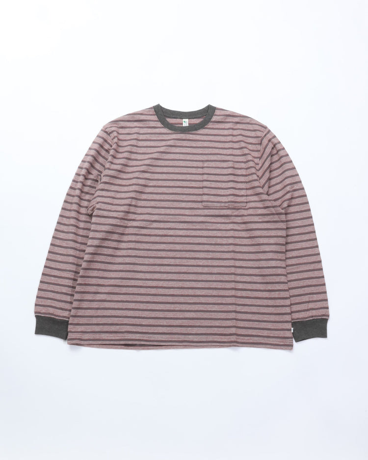 NOROLL / UNEVENNESS L/S TEE STONEGREY