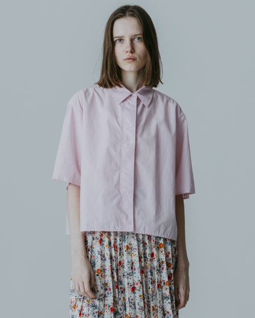 MEYAME FRY FRONT HALF SLEEVE SHIRTS MEY-2437 PINK