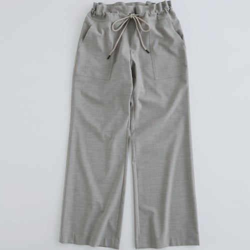 MEYAME / COMFORTABLE DRAWCORD PANTS BEIGE