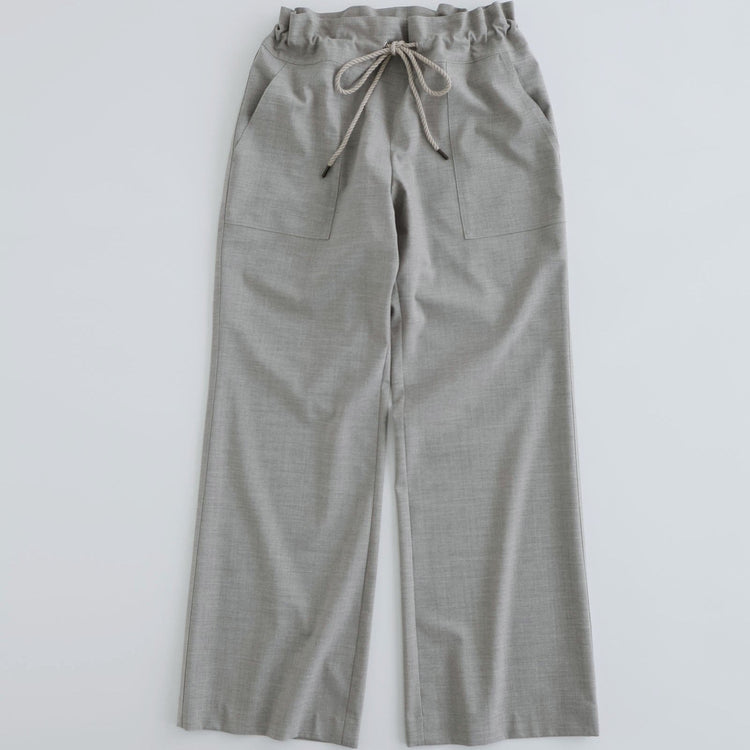 MEYAME / COMFORTABLE DRAWCORD PANTS BEIGE