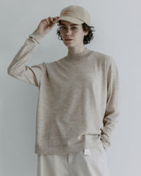 MEYAME  WASHABLE MERINO WOOLCOTTN KNIT  BEIGE