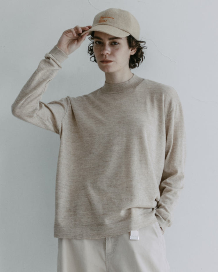 MEYAME  WASHABLE MERINO WOOLCOTTN KNIT  BEIGE