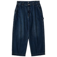 PORTER CLASSIC  STEINBECK DENIM PAINTER PANTS -NAVY-