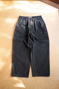 NOROLL THICKWALK PANTS BLACK DENIM