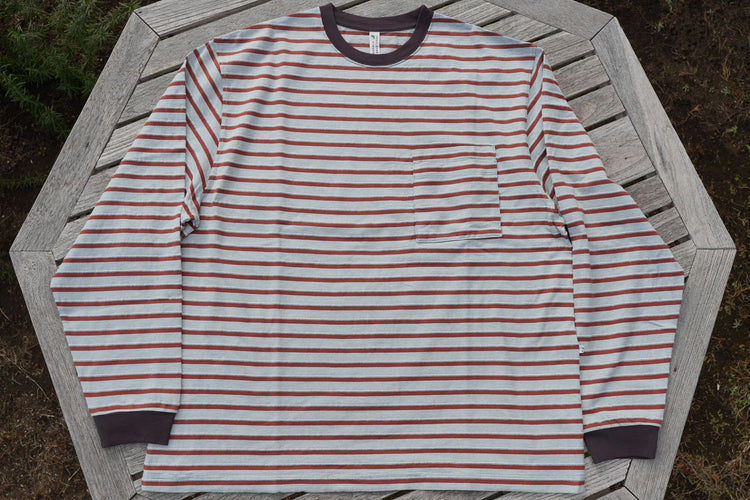 NOROLL  UNEVENNESS L/S TEE ORANGE