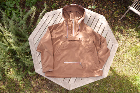 NOROLL  SUGARI MESH ANORAK BROWN