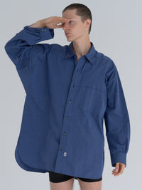 Marvine Pontiak Shirt Makers  NewOrder SH NAVY BLUE