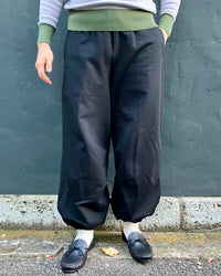 HAVERSACK / High-gauge fleece track pants 05 BLACK