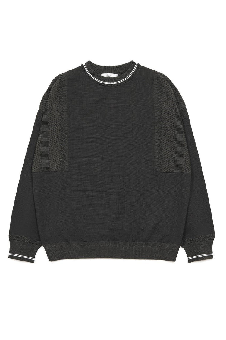 YASHIKI  YSK-25AW-KN02    Shimobashira Knit BLACK