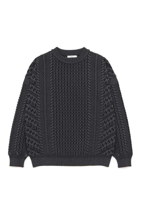 YASHIKI  YSK-25AW-KN03    Fubuki Knit BLACK