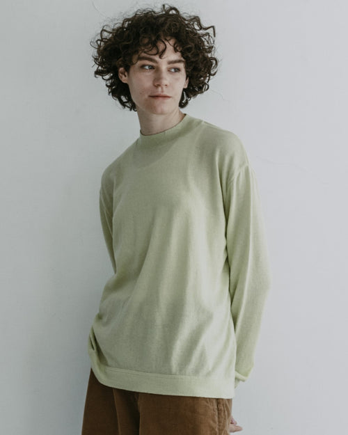 MEYAME  WASHABLE MERINO WOOLCOTTN KNIT  GREEN