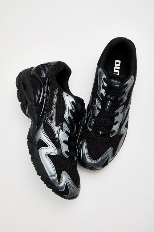 MIZUNO WAVE RIDER 10 BLACK / BLACK SAND / METALLIC GRAY