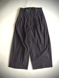 HAVERSACK   コットンシルクハイウエストワイドパンツ 862613 NAVY