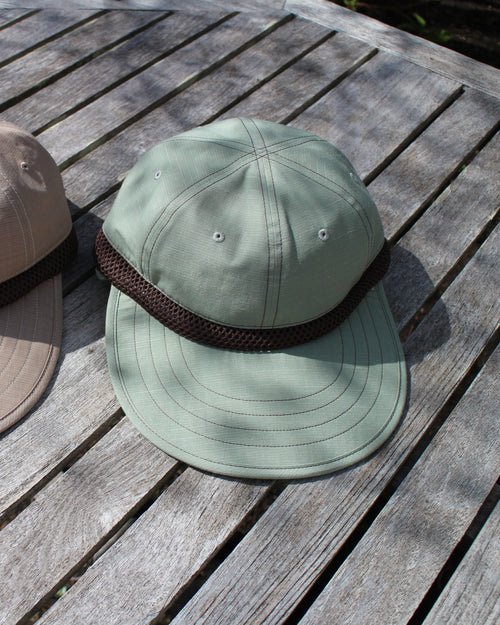 NOROLL / USUALLY MESH CAP ASH GREEN