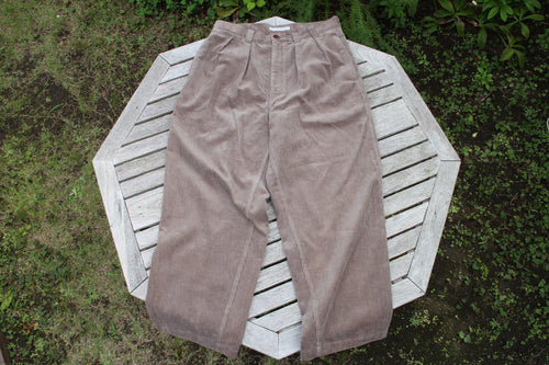 NOROLL  THICKWALK CORDS PANTS SMOKE BROWN