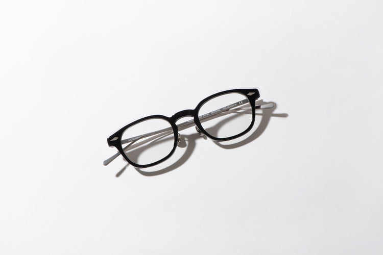 NOCHINO OPTICAL / JIFUSAN #1. GLOSS BLACK × CLEAR TO GREY (Photochromic Model)