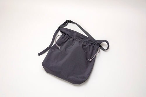 ERA.  TAS BIG RED CROSS APRON BAG GRAY