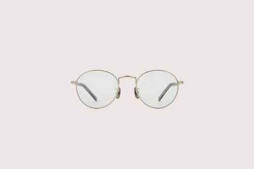 NOCHINO OPTICAL / KYOKUSUI #1. PLUTINUM SILVER FLAME × CLEAR TO GREY (調光モデル)