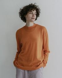 MEYAME WASHABLE MERINO WOOLCOTTN KNIT ORANGE