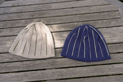 NOROLL  TWOFACE WASHI BEANIE OFFWHITE