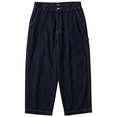 PORTER CLASSIC STEINBECK DENIM PAINTER PANTS -DARK NAVY-