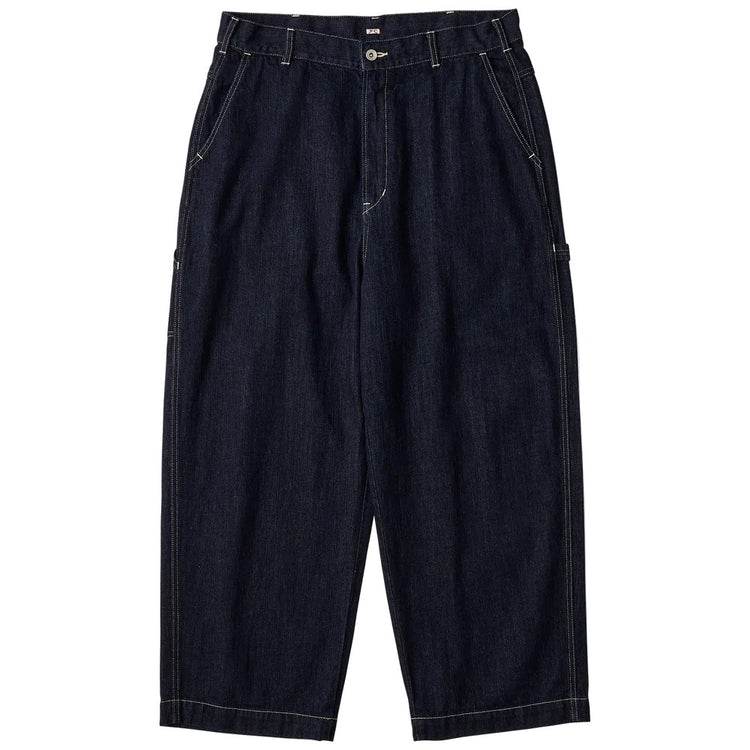 PORTER CLASSIC STEINBECK DENIM PAINTER PANTS -DARK NAVY-