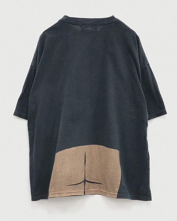 REMI RELIEF HARD SP processed 20/Jersey BIG size T-shirt (CENSORSHIP) 019 BLACK