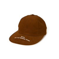 Riprap  SEMI LONG BRIM CAP "GITD" (21W CORDS) BROWN