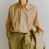Riprap FF REGULAR COLLAR SHIRT (COTTON POPLIN STRIPE)
