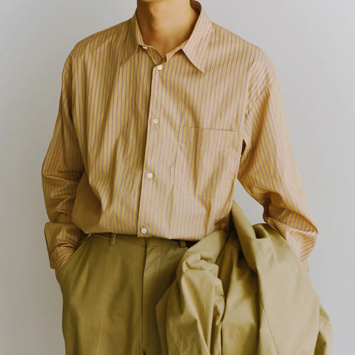 Riprap  FF REGULAR COLLAR SHIRT (COTTON POPLIN STRIPE)