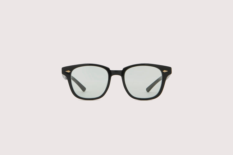 NOCHINO OPTICAL / SANSUI #1. GLOSS BLACK × CLEAR TO GREY (Photochromic Model)