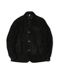 CCU  HUNTING JKT COW NUBUCK BLACK