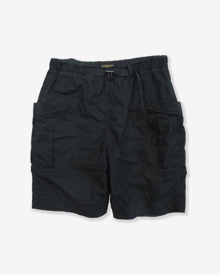 A VONTADE / Fatigue Shorts -SOLID- BLACK