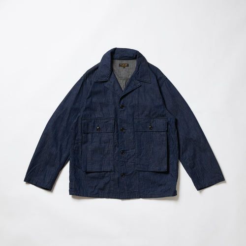 A VONTADE Naval Utility Jacket -INDIGO