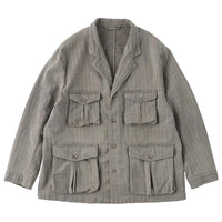 PORTER CLASSIC　FADED STRIPE BINGHAM JACKET