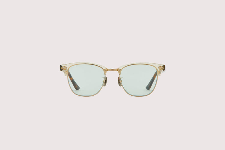 NOCHINO OPTICAL / YUGEN #5. CITRON & AMBER &CHAMPAGNE GOLD × L.SMOKE GREEN