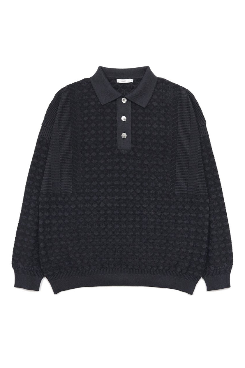 YASHIKI Kanto Zip Polo (Winter) YSK-26SS-KN06 BLACK – CASDAY