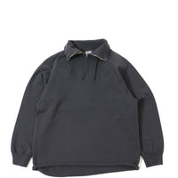 WALLA WALLA SPORT / 13oz ZIP UP PULLOVER USED BLACK